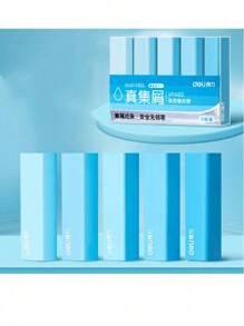 5pcs Water Drop Shaped Crumb-Free And Clean Erasers, Suitable For Students, 2B Pencil Sketch, Fine Art Supplies