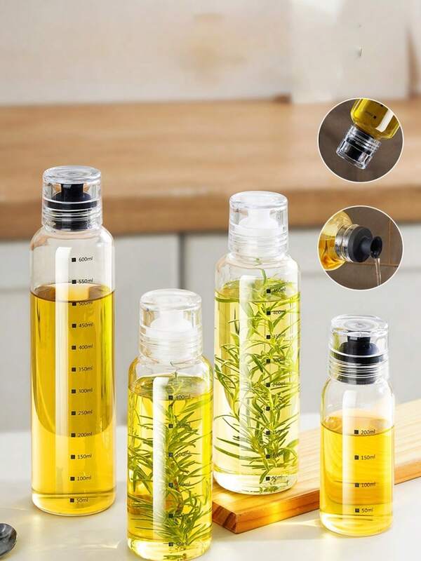 1 Stück, versiegelter Ölbehälter, eingekochte Sojasauce-Essig-Flasche, auslaufsichere Gewürz-Flasche für Küche Zuhause, Outdoor Picknick Grill Gewürz-Öl-Flasche