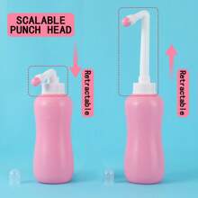 Expandable, Post-Partum Care Inverted Bottle, Must-Have For Vaginal Cleaning And Recovery, Portable Travel Bidet Sprayer For Women, Peri Bottle With Dual Spray Heads, Detachable Bidet Basin, Multifunctional Efficient Butt Washer, Gift Box