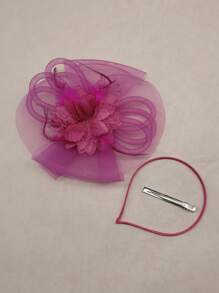 Fascinator Hats For Women 20s 50s Vintage Pillbox Hat Kentucky Derby Fascinators Flower Veil Wedding Tea Party Hat