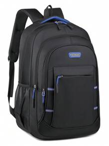 1pc Large Capacity Business Backpack, Fits Up To 17-Inch Laptop, Adjustable Shoulder Strap, Casual , Ideal For Commuting, Work And Travel, Suitable For School Season, Daily Commute And Vacation