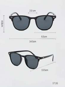1 Pair/4 Pairs Kids Geometric PC+Metal Frame Fashionable Fashion Glasses For Street Style