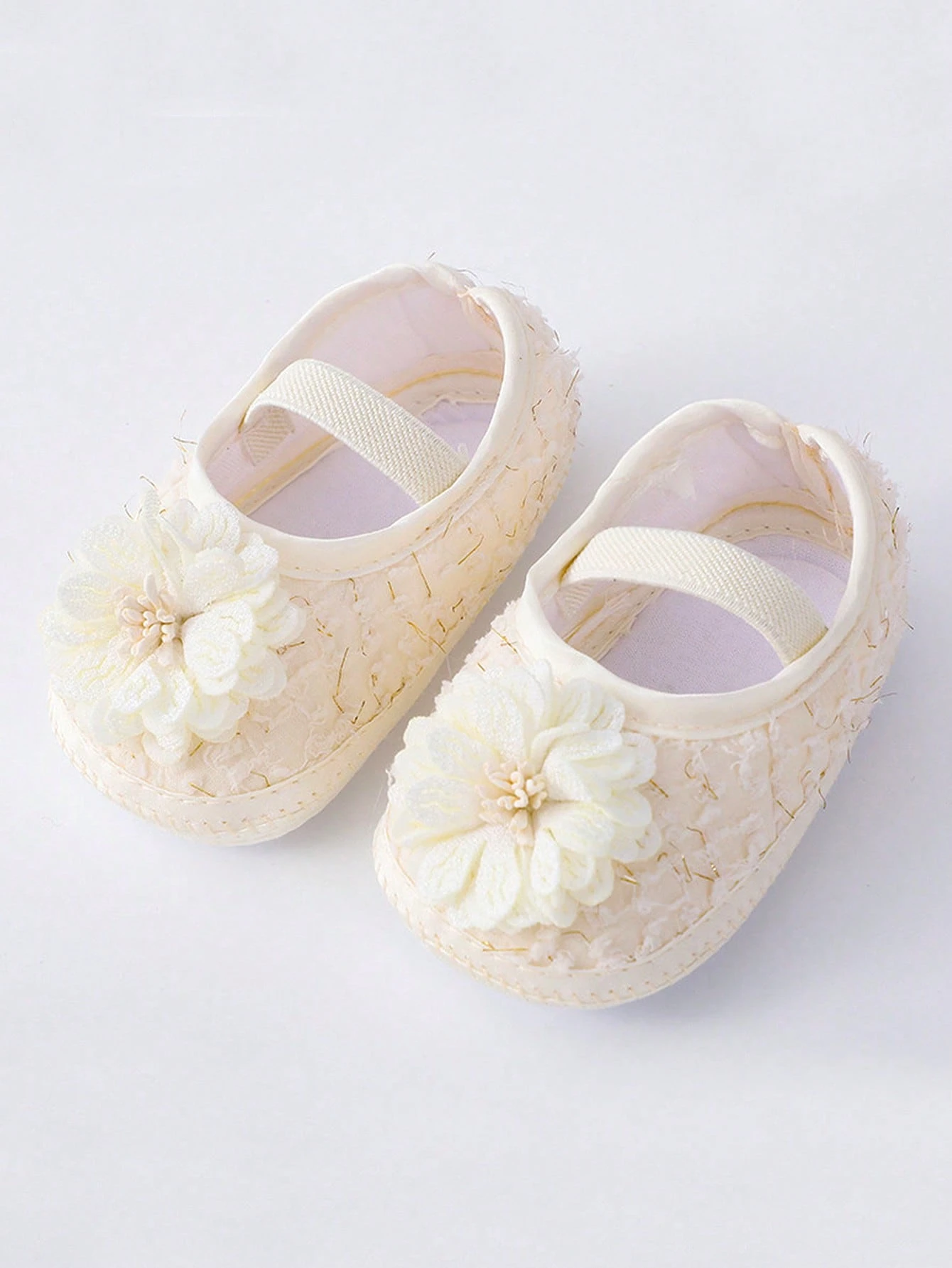 1 Pair Baby Princess Style Indoor/Outdoor Anti-Slip Soft Sole Shoes, Sweetie Newborn Toddler Walking Shoes, Versatile Daily/Gift