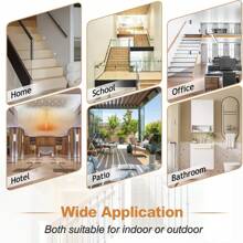 5pack 304 Stainless Steel Adjustable Swivel Handrail Bracket For Staircase, Square Stair Railing Bracket ( Black) - 黑色 - 查看 10