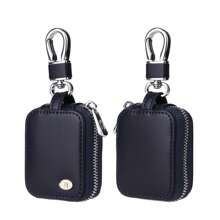 1 Estuche de auriculares de alta calidad PU, anti-arañazos, anti-caídas, con hebilla anti-pérdida pequeña, disponible en una variedad de colores para colgar de la cuerda de la bolsa, compatible con Airpods 1/2, 3, 4/Pro/Pro2 - Estuche protector para auriculares inalámbricos, regalo para Navidad, Halloween y otras festividades