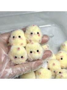 1 件软橡胶鸡挤压娃娃，动物模型娃娃，减压娃娃，宠物娃娃，生日礼物，圣诞礼物，小礼物 - 彩色 - 查看 4