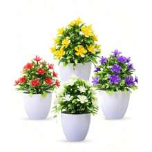 1 pieza Planta falsa en maceta, planta artificial pequeña para decoración del hogar, helecho artificial para interior, decoración para mesa de baño, escritorio, dormitorio, gabinete y cocina, decoración de primavera, regalo de decoración para habitación, dormitorio, cumpleaños y graduación