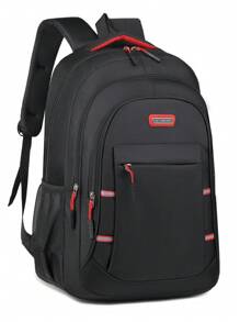 1pc Large Capacity Business Backpack, Fits Up To 17-Inch Laptop, Adjustable Shoulder Strap, Casual , Ideal For Commuting, Work And Travel, Suitable For School Season, Daily Commute And Vacation