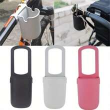 1 Soporte universal de silicona para taza para cochecitos, sillas de ruedas, scooters, bicicletas y bicicletas - Portavasos fácil de instalar para dispositivos de asistencia, capacidad multi-botella, material de silicona
