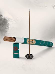 1 套东方香手工传统风格佛教香，包括沉香、檀香和沉香，供佛和家庭香薰必备 - 彩色 - 查看 11