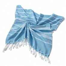 1 Piece Turkish Beach Towel With Tassels, Spa Towel, Fringed Bath Towel, Bohemian Towel, Tropical Rhinestone Towel, Beach Accessories Summer, Holiday Bathroom Decor Travel Essentials Travel Accessories Beach Essentials