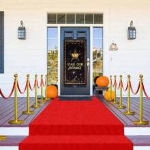 1 pieza Alfombra roja de decoración de fiesta de cumpleaños, Navidad, boda, inauguraciones de tienda, ceremonias, exposiciones y otras celebraciones - Alfombra roja desechable para recepción y acceso