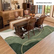 [Terciopelo de cristal, respaldo de PVC, grosor de 5 mm] 1 pieza Alfombra de estilo bohemio a cuadros - Impermeable, antideslizante, absorbente, lavable a máquina, alfombra suave y cómoda, adecuada para cocina, sala de estar, dormitorio, pasillo, baño, lavandería - Fácil de limpiar, alfombra, decoración del hogar, decoración del baño del hogar, alfombra para exteriores, felpudo, decoración de otoño, accesorios de baño, regreso a la escuela