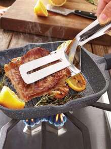 1 Piece Of Stainless Steel Multifunctional Steak And Barbecue Tongs, Fish Fry Spoon Clip, Bread Clip, Suitable For Camping Kitchen Tools