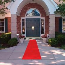 1 pieza Alfombra roja de decoración de fiesta de cumpleaños, Navidad, boda, inauguraciones de tienda, ceremonias, exposiciones y otras celebraciones - Alfombra roja desechable para recepción y acceso
