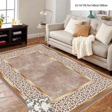 [Respaldo acolchado de terciopelo de cristal, grosor de 5 mm] 1 Alfombra con patrón geométrico floral - Impermeable, antideslizante, absorbente, lavable, suave y cómoda. Adecuada para cocina, sala de estar, dormitorio, pasillo, baño, lavandería - Fácil de limpiar, alfombra, decoración del hogar, decoración del baño del hogar, alfombra de exterior, felpudo, decoración de otoño, accesorios de baño, regreso a la escuela