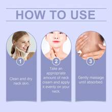 Ouhoe Moisturizing Neck Cream Neck Skin Nourishing Moisturizing Care Fading Wrinkle Moisturizing And Smooth Neck Cream - 1 - View 6