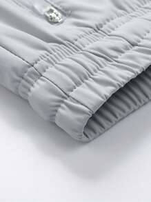 Pantalones deportivos elásticos y rectos de mujer, pantalones casuales de yoga, entrenamiento y gimnasio para el verano - Gris Claro - Ver 7
