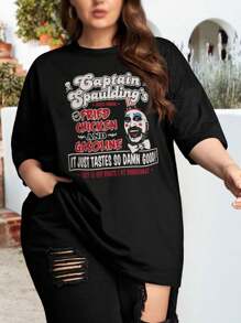 Captain Spaulding Character Analysis Oversize Women T-Shirt (Ladies ...
