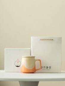 1 Set Of 300ml Chinese Style Ceramic Coffee Mugs/Tea Cups, Ceramic Cups Suitable For Home Or Office Use, Gift Box Packaging For Holidays, Gifts For Family And Friends