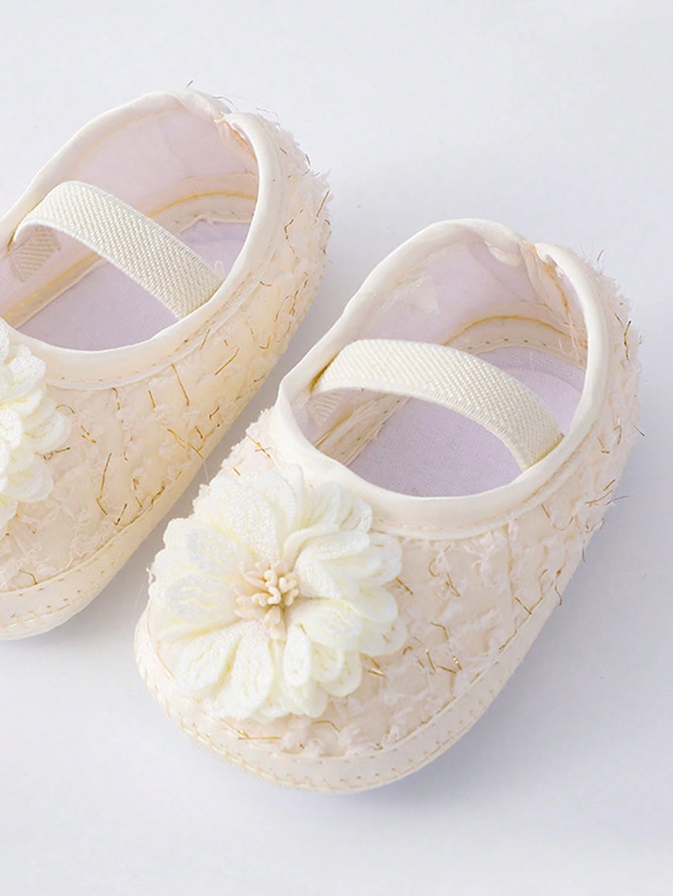 1 Pair Baby Princess Style Indoor/Outdoor Anti-Slip Soft Sole Shoes, Sweetie Newborn Toddler Walking Shoes, Versatile Daily/Gift