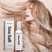 Spray de Champú Seco de Sal Marina Hoegoa, Spray de Champú Seco para Estilizar el Cabello Sin Lavado, Gel para el Cabello, Control de Aceite Refrescante, Agente de Spray Suave y Esponjoso - 1 - Ver 3