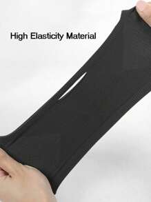 Máscara facial de alta elasticidade para homens, 1 peça, ciclismo ao ar livre, outono, primavera e verão, malha, cachecol esportivo quente, capa de pescoço oco sem costura respirável para todas as estações, máscara facial masculina para ciclismo, corrida, caminhada, esportes, à prova de vento, poeira e proteção solar, máscara tridimensional respirável que absorve o suor, máscaras de esqui