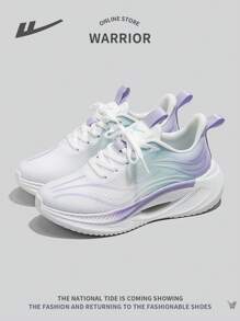 1 双女式系带运动鞋，网眼透气防滑舒适百搭轻便跑步鞋，适合户外休闲穿着