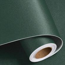 1 卷深绿色可剥离粘贴壁纸哑光接触纸,适用于橱柜、桌子、台面、防水、可移除乙烯基墙、家居装饰、自粘壁纸、房间装饰、墙面装饰、浴室装饰、卧室装饰、房间装饰、客厅装饰、房屋装饰、家居装饰、客厅壁纸、贴纸、墙贴、墙贴 - 墨綠色 - 查看 15