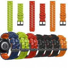 1 Piece Of 22mm Football Pattern Watch With Silicone Material For Comfortable Wearing, Sports And Fitness Replacement Bracelet Suitable For Shopping, Work, Sports And Other Scenarios. It Is The Best Choice For Women's Gifts And Is Suitable For Smart Watch Accessories Such As Jiaming, Etc