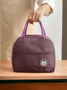 12 pz Lonchera Térmica Bolsa De Almuerzo COLORES AL AZAR - Multicolor - Ver 9