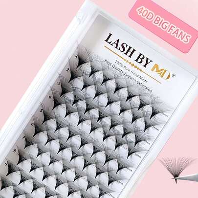 96 sợi nối mi giả làm sẵn, độ dày 30D 40D 0.07mm, độ cong D, chiều dài 8-15mm, nhiều màu hỗn hợp