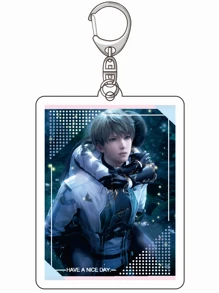 1pc Game Love And Deepspace Anime Love And Deep Sky Series Acrylic Keychain Cute Cartoon Keyring Bag, Suitcase Accessory Phone Pendant Car Ornament. - Multicolor - View 8