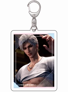 1pc Game Love And Deepspace Anime Love And Deep Sky Series Acrylic Keychain Cute Cartoon Keyring Bag, Suitcase Accessory Phone Pendant Car Ornament. - Multicolor - View 20