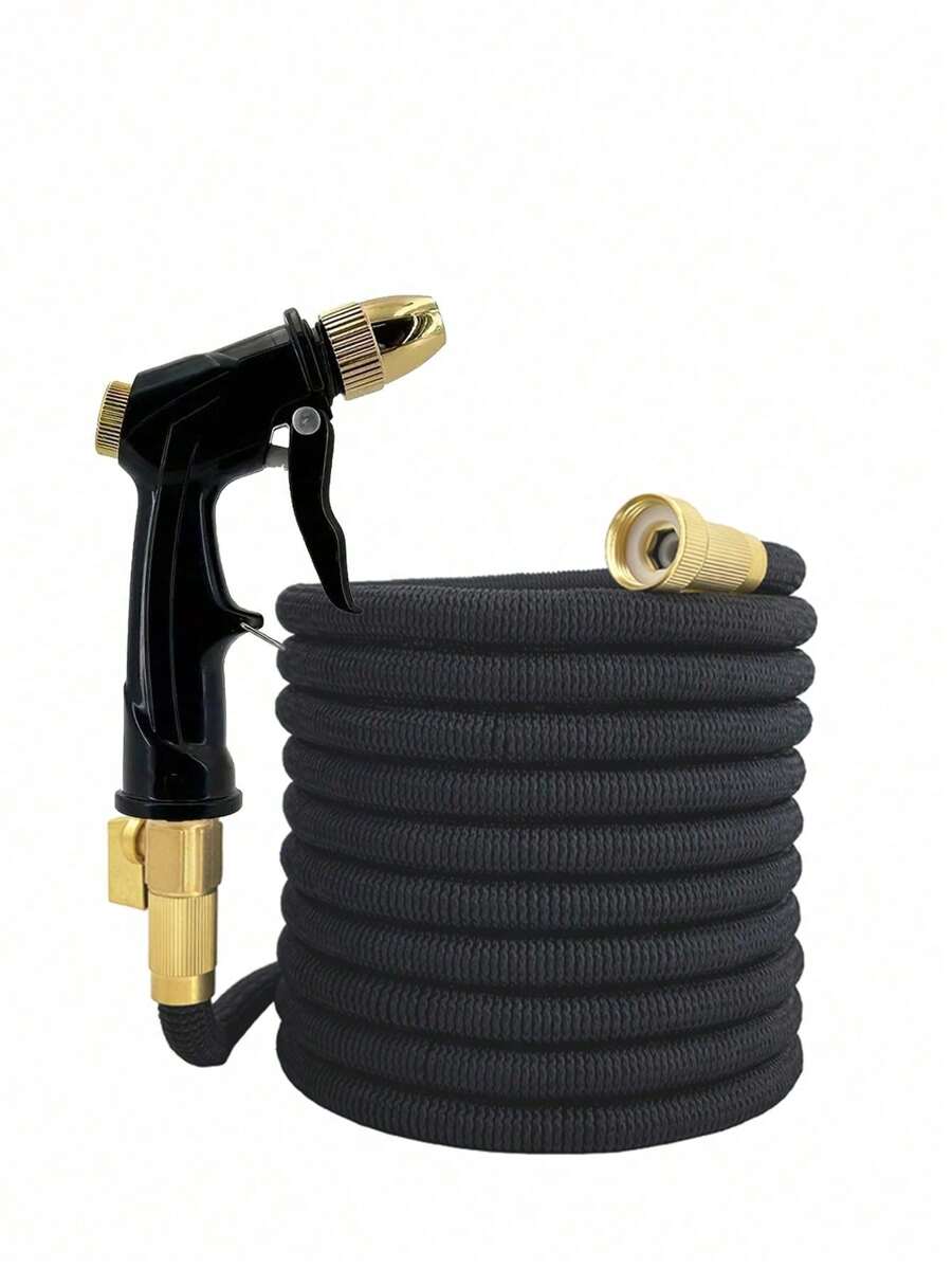 2pcs Household Car Washing & Gardening Supplies, 3/4" Connector, Convenient High Pressure Water Gun, Magic Hose Irrigation Kit