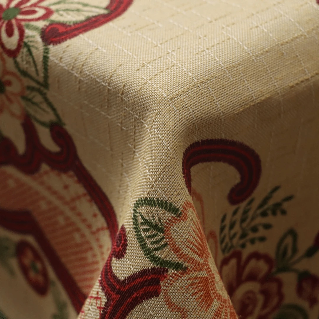 Thick Linen Tablecloth For 4, 6 And 8 Places - 如花 - 查看 1