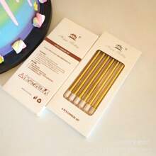 6/8pcs Numeric Birthday Candles, Baking Birthday Number Candles For Cake, Party, Romantic Atmosphere Gifts Graduation - Multicolor - View 6