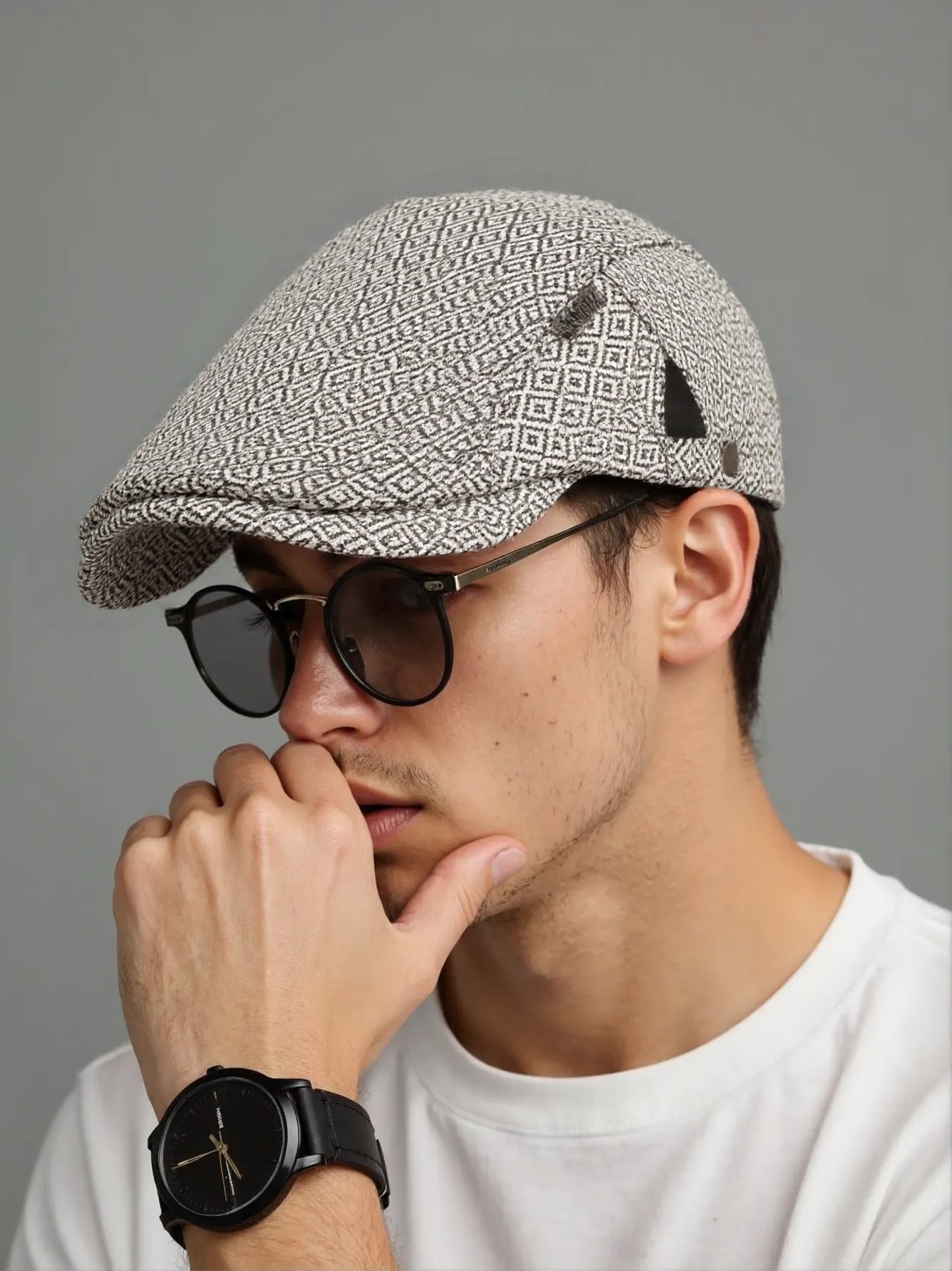 BOTVELA Cappello Estivo Uomo In Rete Traspirante – Berretto Stile Ivy/Cabbie Regolabile, 6 Colori, Taglia Unica 57-60 Cm