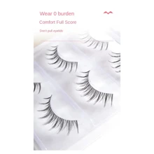 3 对自然假睫毛，仿貂皮睫毛 - 长而细，多层，短而浓密，打造持久自然的睫毛效果，可重复使用，羽毛状和喇叭状，适合日常使用或特殊场合