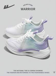 1 双女式系带运动鞋，网眼透气防滑舒适百搭轻便跑步鞋，适合户外休闲穿着