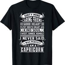 Capricorn Girl Black Queen Shirt Women January Birthday T-Shirt - 黑色 - 查看 1