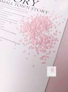 1 Bag Of Cherry Blossom Sequins DIY Nail Art Decorations, Suitable For Spring Nails Charms Nails Supplies Nail Art