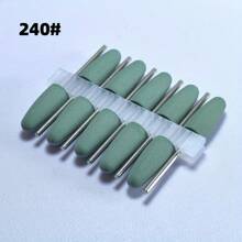 10-Piece Set, High-Quality Rubber Silicone Nail Drill Bit, Professional Nail Polishing Tools, Durable Nail Care Accessories, Fragrance-Free - Multicolor - View 8