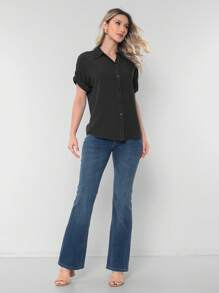 Women Blouses - màu đen - Xem 3