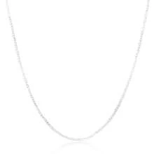 925 纯银 2 毫米侧链项链 16/18/20/22/24/26/28/30 英寸 适合女士男士时尚婚礼饰品 - 銀色 - 查看 5