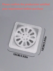 50pcs Kitchen Drainage Filter Cover, Used For Hair Plugs, Fly Proof Silicone Filter, Household Bathroom Kitchen Anti Cockroach And Anti Odor