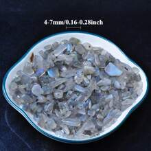 100g Multicolor Moonstone Chips - Blue Moonstone, Aquarium Landscape, Terrarium, Succulent Planter, Nail Art Decoration