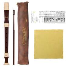 IRIN Baroque Clarinet Woodwind Instrument Recorder Soprano Vertical Flute With Musical Instrument Accessories Beginner Gift - BJ100 - 查看 7