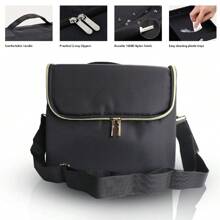 Extra Large Vanity Case Beauty Box Makeup Bag Jewelry Cosmetic Nail Storage Gift - Black - View 2