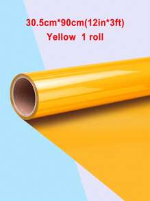 Colorful PU Heat Transfer Vinyl Roll, Various Colors Available, Easy To Cut And Peel, DIY Heat Press Pattern Transfer Film Suitable For T-Shirts, Pillows - Multicolor - View 13